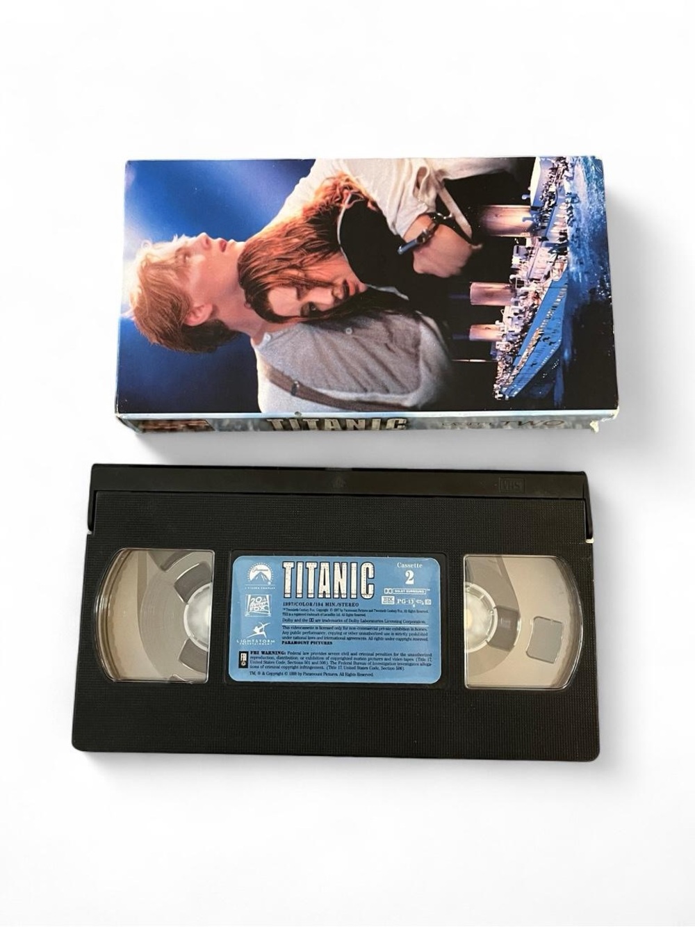 Vintage Titanic VHS Cassette 2